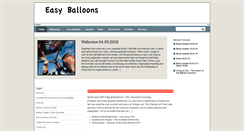 Desktop Screenshot of easyballoons.co.uk